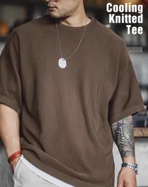 American Workwear lyocell Cool Versatile Knitted Men's T-Shirt