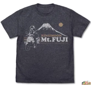 COSPA Yurucamp △ The Moon & Rin Shima Vintage T-shirt Dark Heather Navy