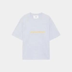 F Box Heather Grey Oversized Tee