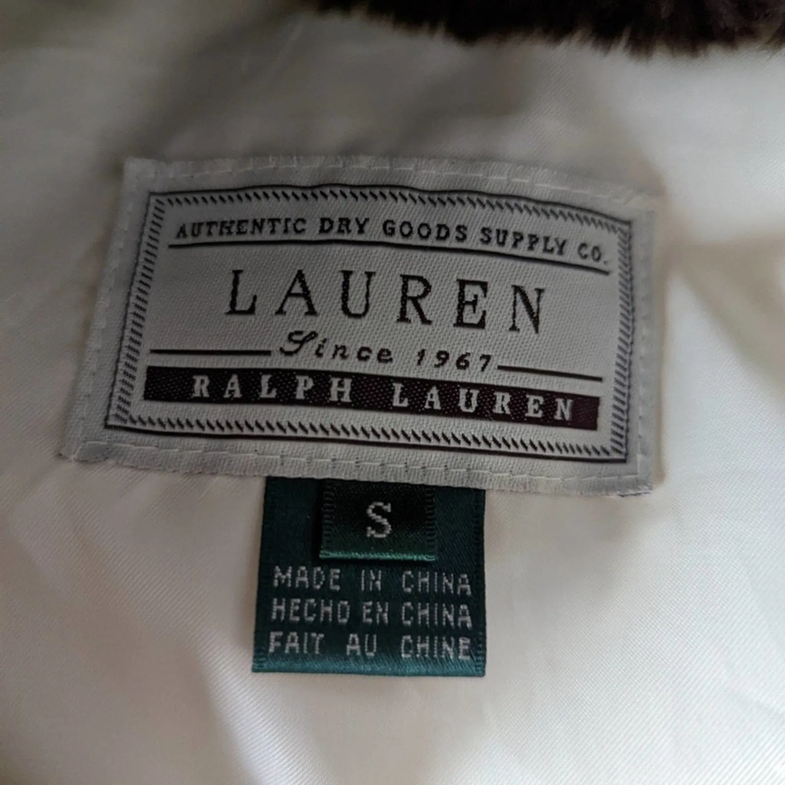 Lauren Ralph Lauren Creamy Quilted Hooded Puffer Vest
