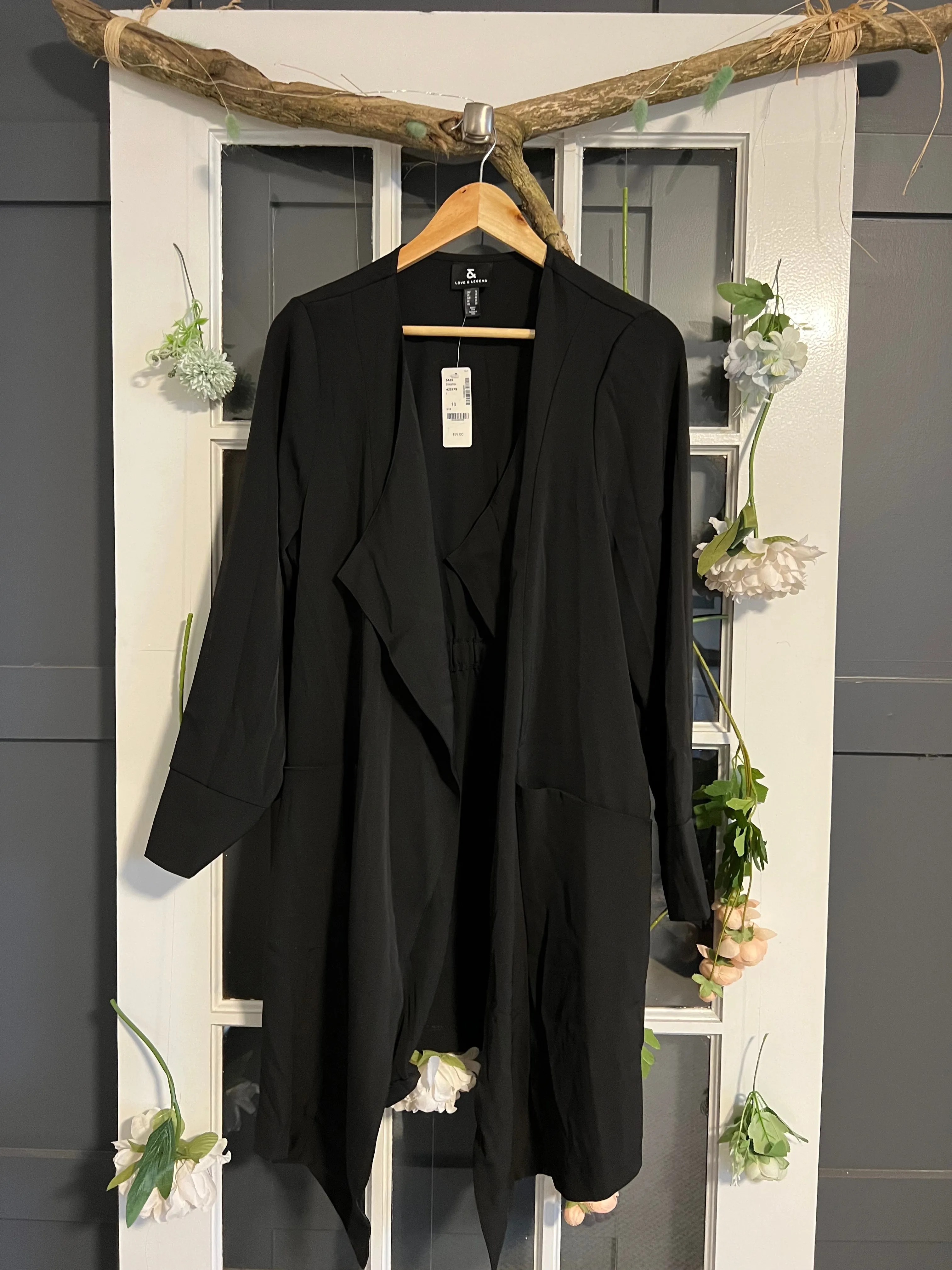 Long Black Blazer 16