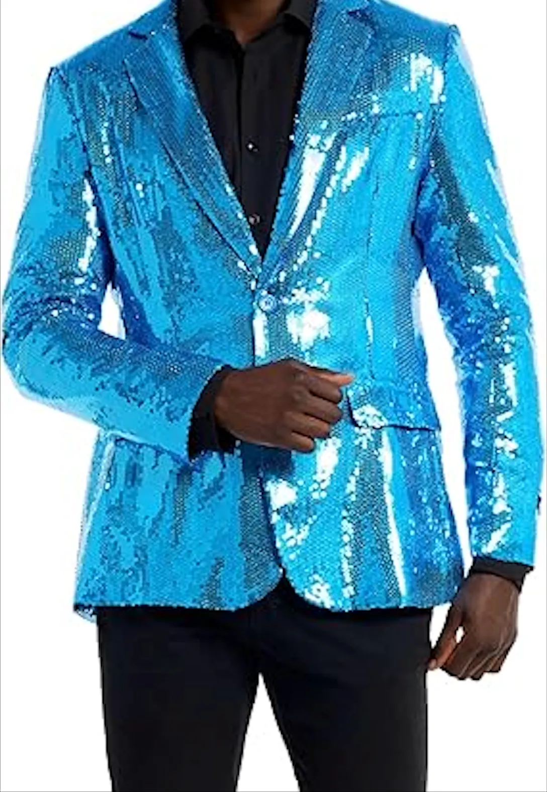 Men's Sequin NYE Purple Blazer Jackets