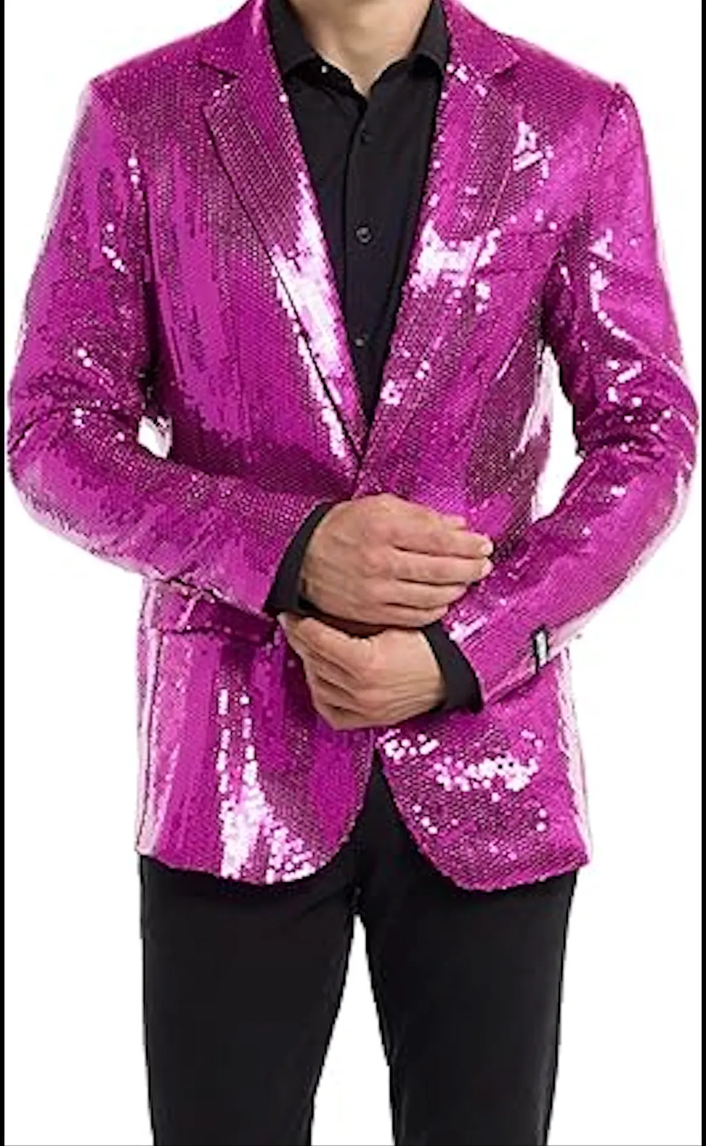 Men's Sequin NYE Purple Blazer Jackets