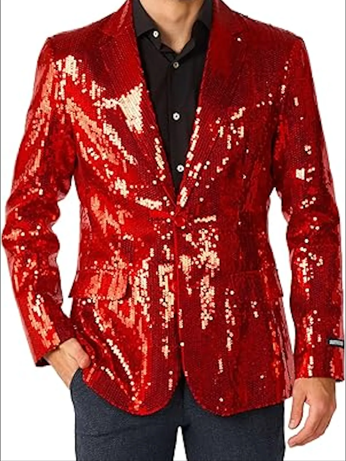 Men's Sequin NYE Purple Blazer Jackets