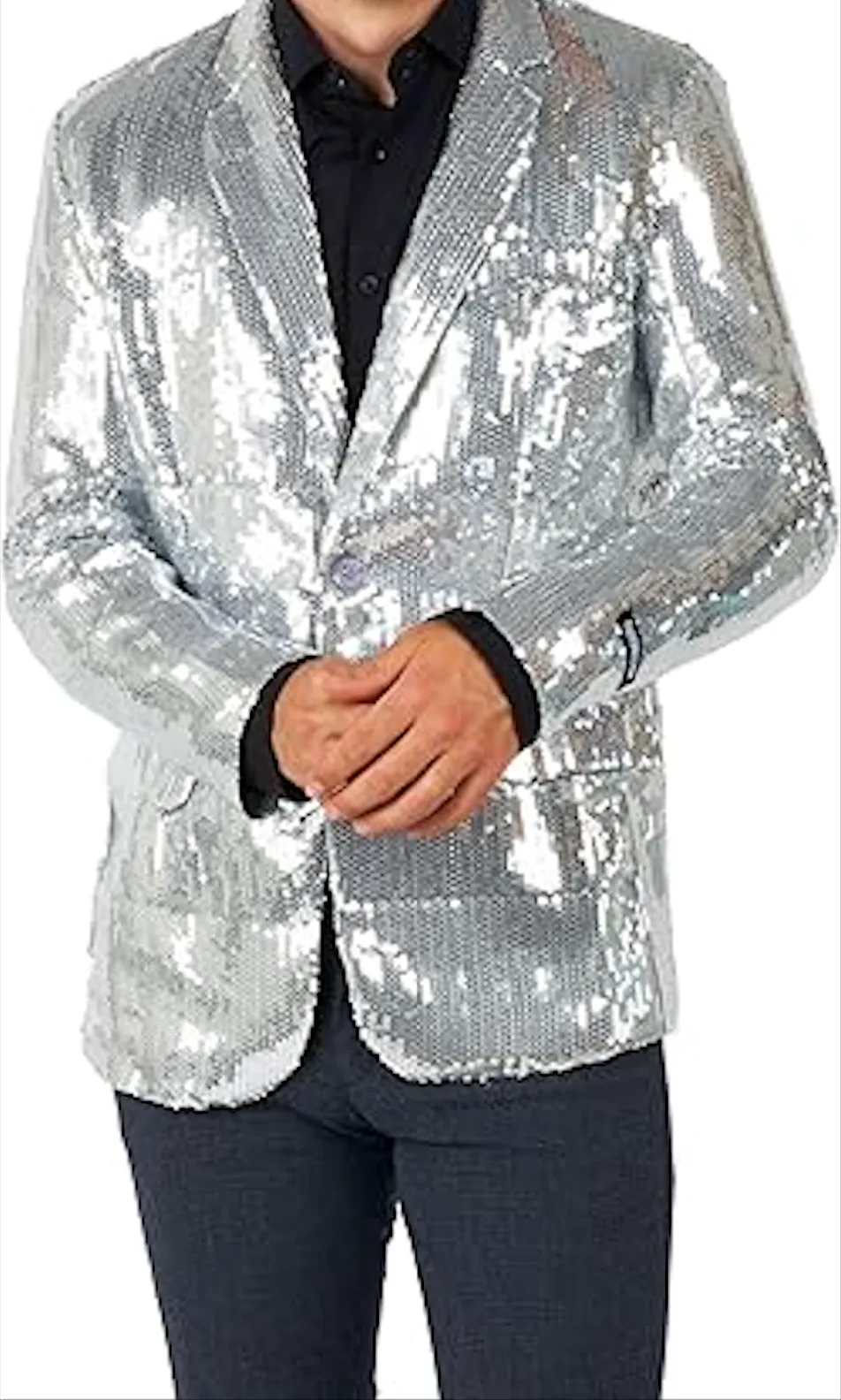 Men's Sequin NYE Purple Blazer Jackets