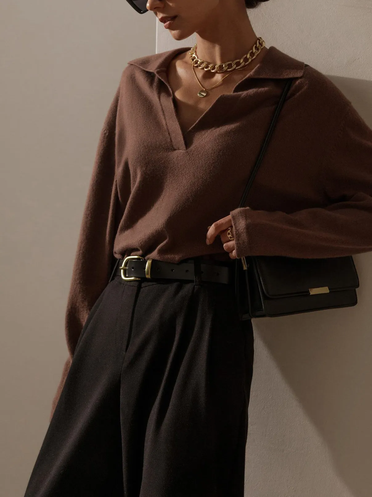 MIRA | Casual Collared Sweater