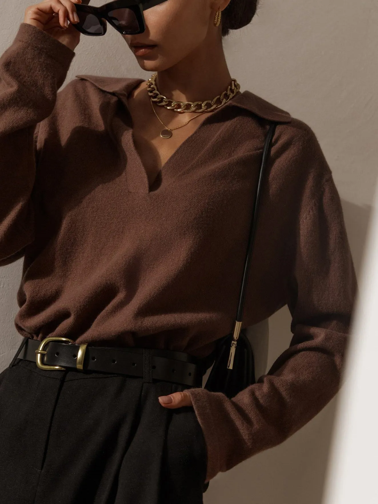 MIRA | Casual Collared Sweater