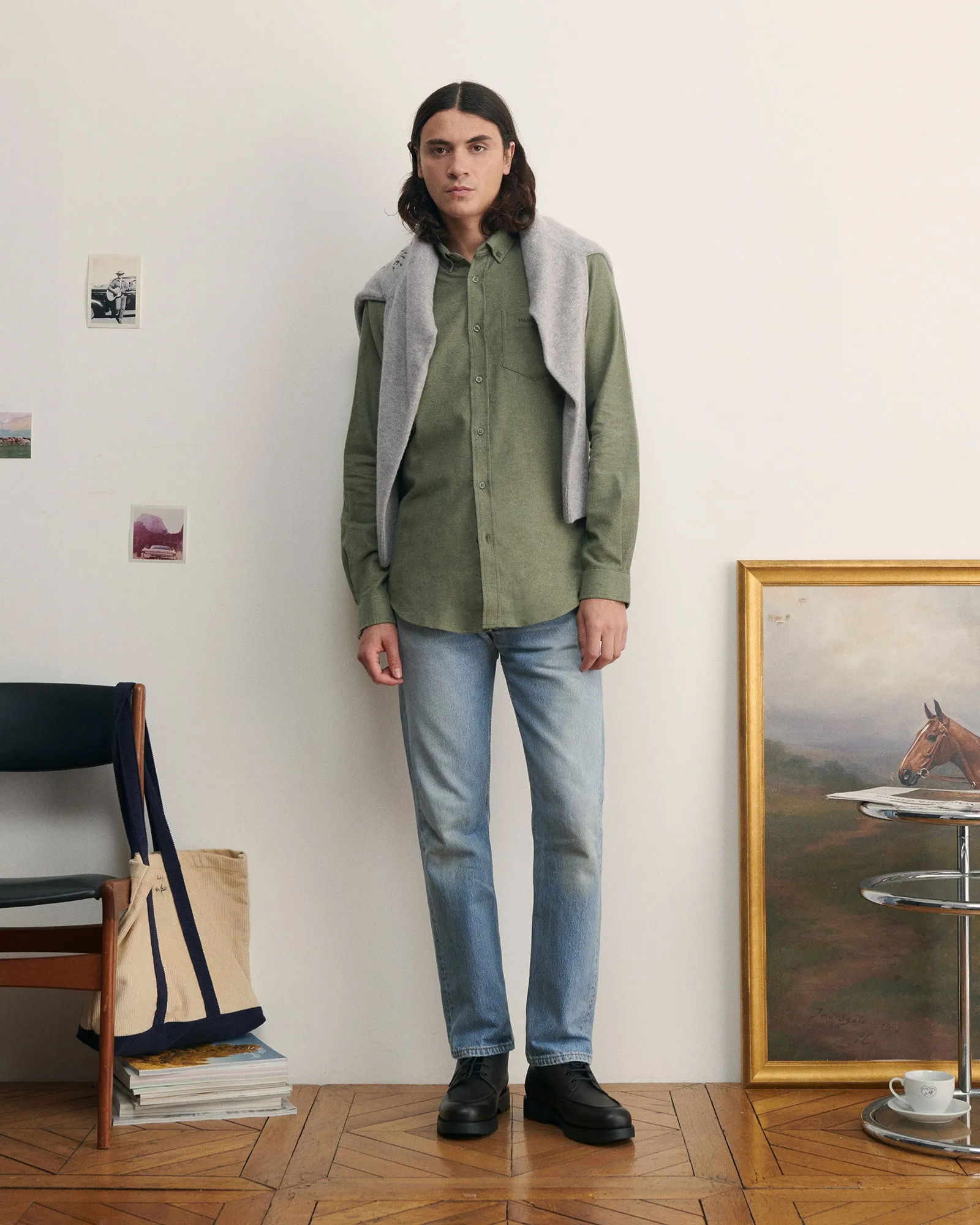 "Maison Labiche" bonne graine flannel shirt