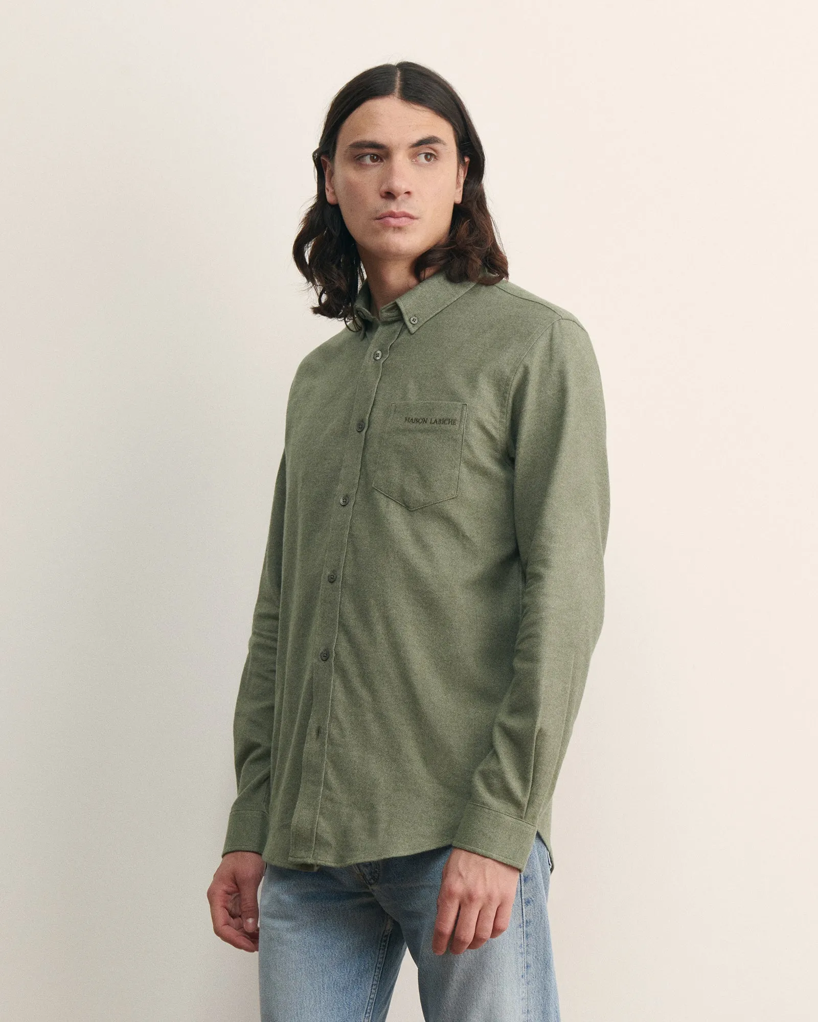 "Maison Labiche" bonne graine flannel shirt