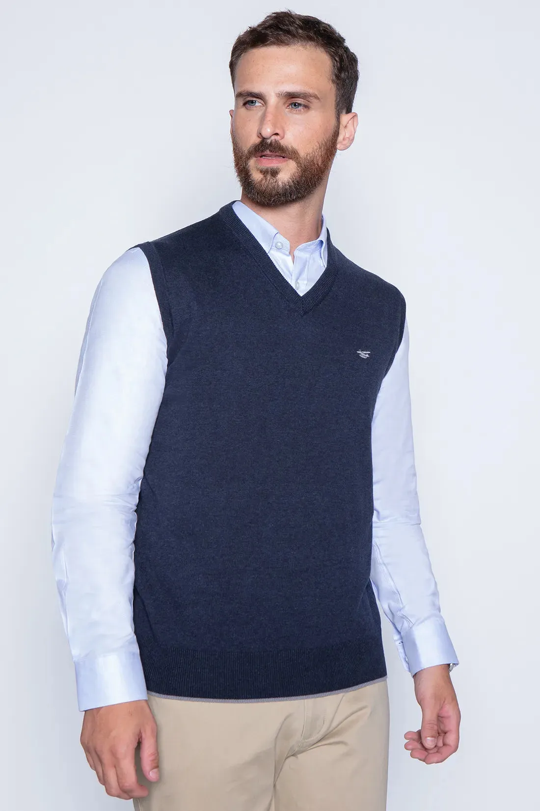 Sweater navy hombre casual smart