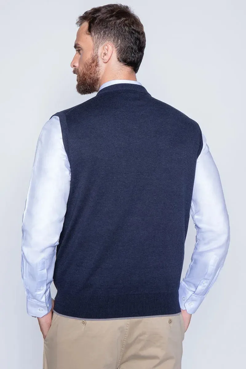Sweater navy hombre casual smart