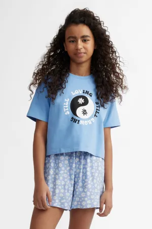 T-shirt imprimé en coton - Ado fille