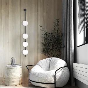 Vertical Balls Wall Sconce
